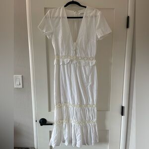 REVOLVE Privacy Please White Midi Dress